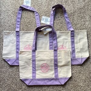 Bundle of 3 Large Trader Joe’s Canvas Tote Bag